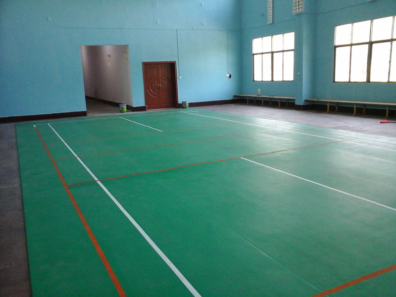 廠家直銷羽毛球場運(yùn)動(dòng)地板籃球場地膠荔枝紋寶石紋小石子楓木紋