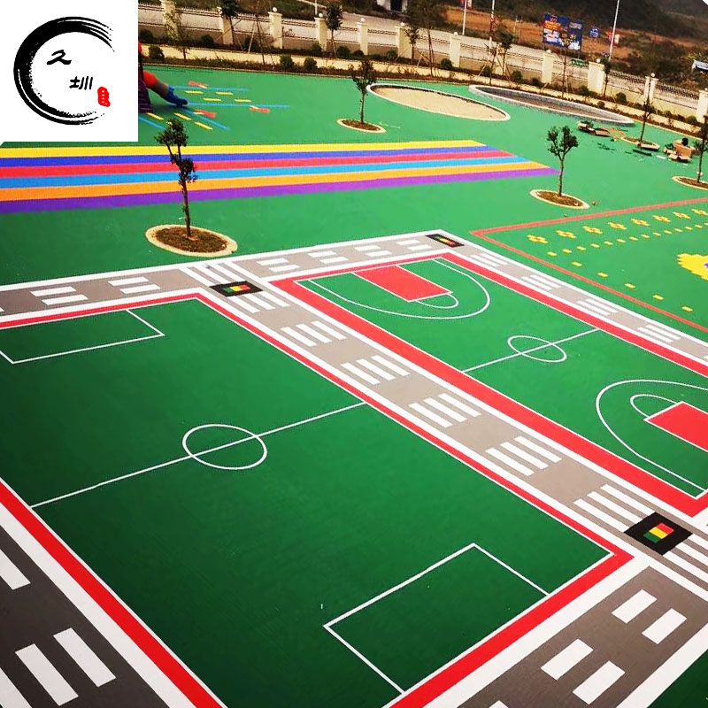 廣西久圳幼兒園懸浮地板體育運(yùn)動(dòng)場(chǎng)所專用籃球場(chǎng)防滑懸浮拼裝地板售后保證